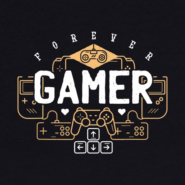 Forever Gamer Vintage _ Modern Video Game Controllers by craiglimu